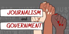 Journalism and Government Banner 