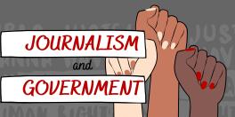 Journalism and Government Banner